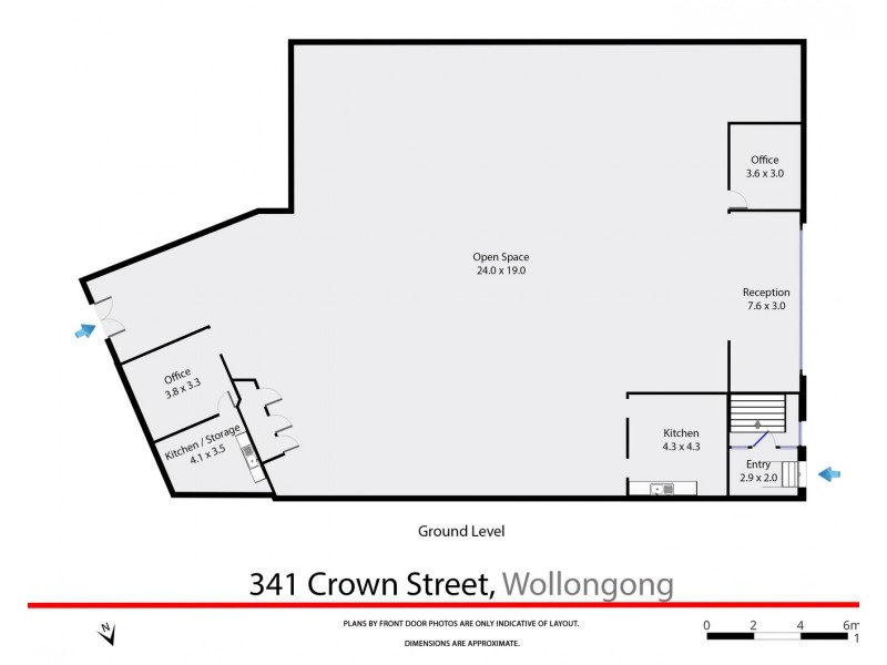 341 Crown Street, Wollongong NSW 2500 Floorplan