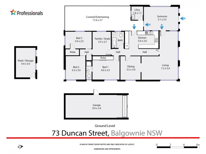 73 Duncan Street, Balgownie NSW 2519 Floorplan