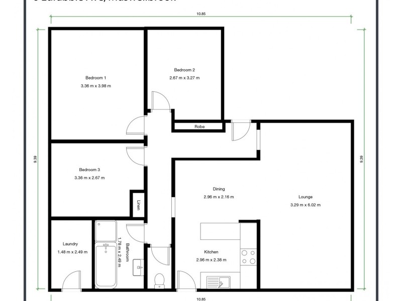 6 Eurabbie Street, Muswellbrook NSW 2333 Floorplan
