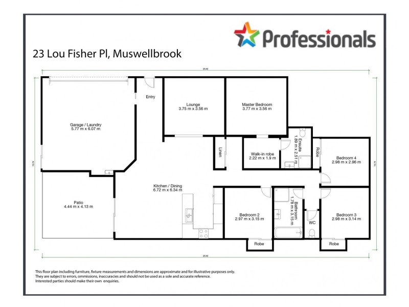 23 Lou Fisher Place, Muswellbrook NSW 2333 Floorplan