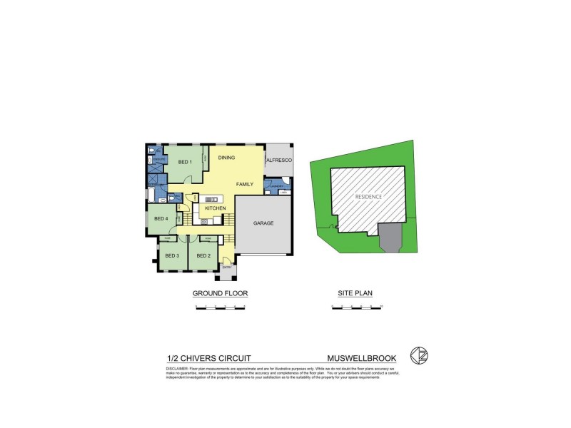 1/2 Chivers Circuit, Muswellbrook NSW 2333 Floorplan