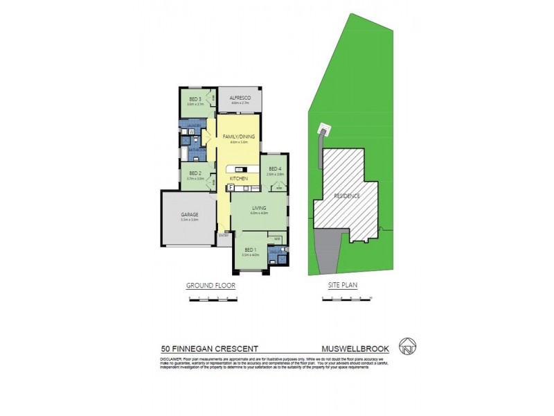 50 Finnegan Crescent, Muswellbrook NSW 2333 Floorplan