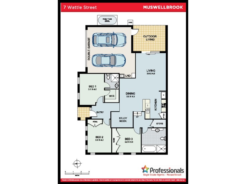 7 Wattle Street, Muswellbrook NSW 2333 Floorplan
