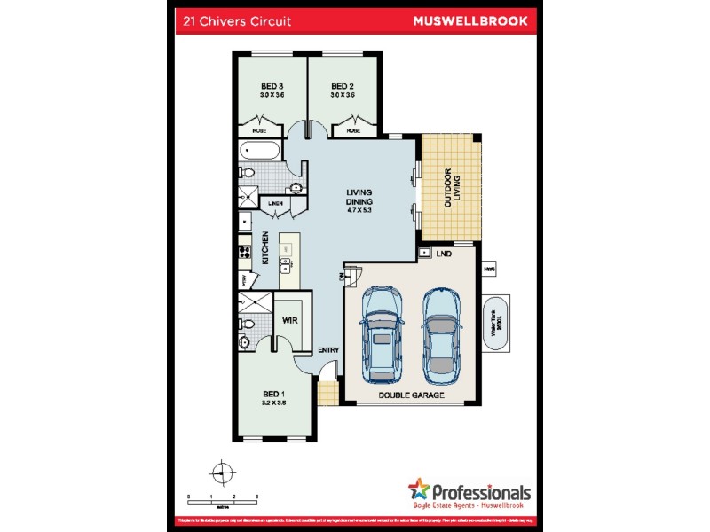 21 Chivers Circuit, Muswellbrook NSW 2333 Floorplan