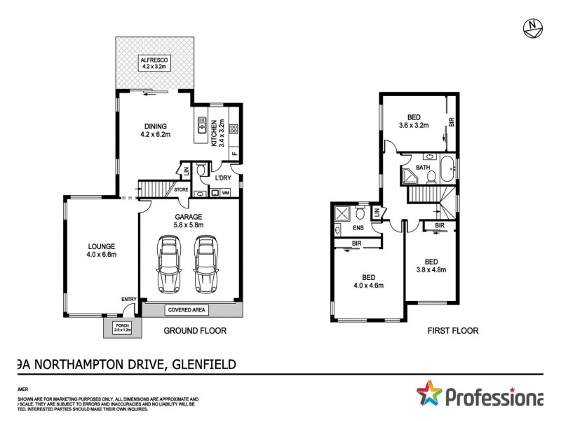 29A Northampton Drive, Glenfield NSW 2167 Floorplan