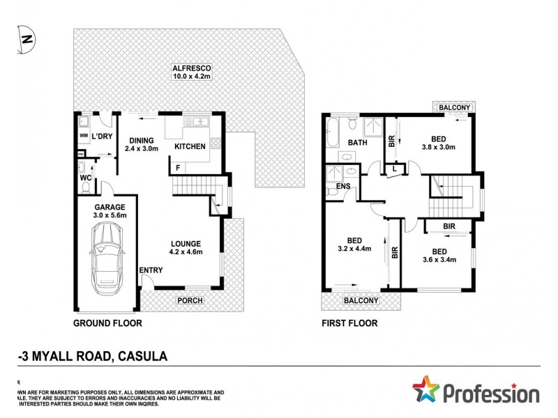 10/1-3 Myall Road, Casula NSW 2170 Floorplan