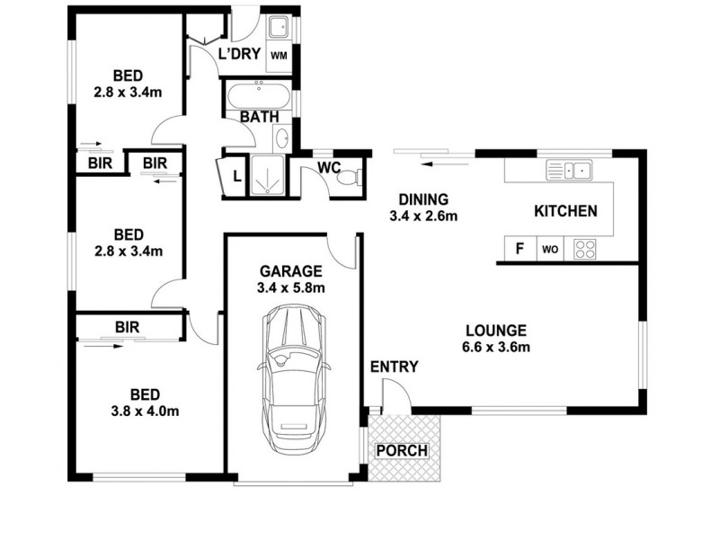 1 Yarra Place, Prestons NSW 2170 Floorplan