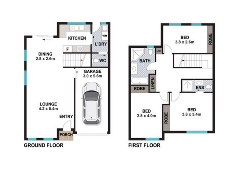 1/12 Pine Road, Casula NSW 2170 Floorplan