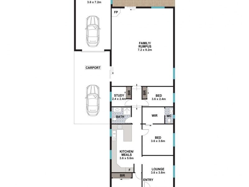 122-124 Graham Avenue, Lurnea NSW 2170 Floorplan