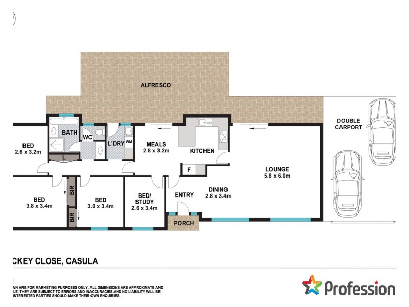 1 Jockey Close, Casula NSW 2170 Floorplan