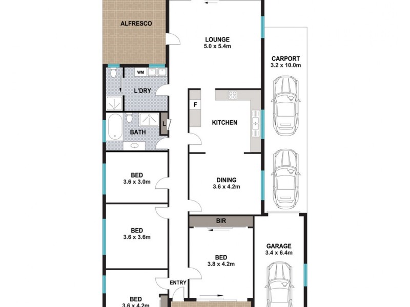 13 Demeyrick Avenue, Casula NSW 2170 Floorplan
