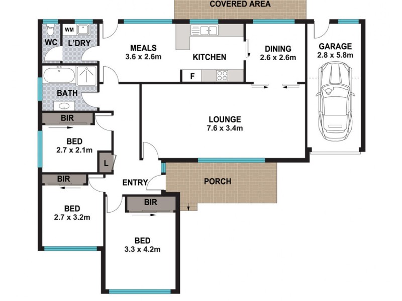 3 Dunbier Avenue, Lurnea NSW 2170 Floorplan