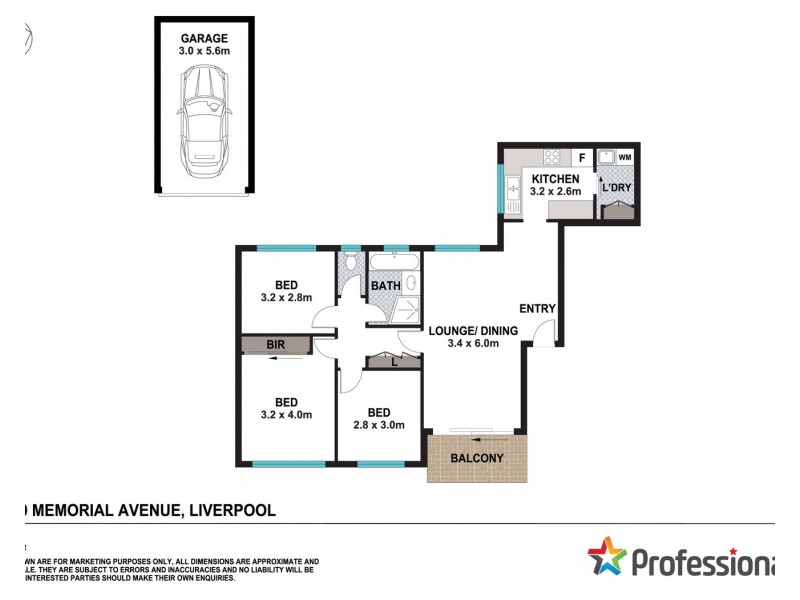 48/79 Memorial Avenue, Liverpool NSW 2170 Floorplan