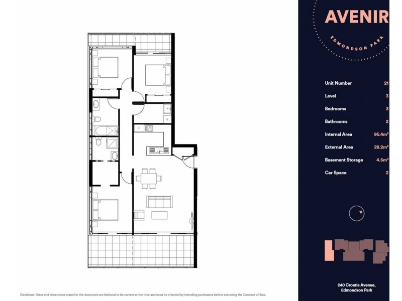 14@58-70 Passendale Rd, Edmondson Park NSW 2174 Floorplan