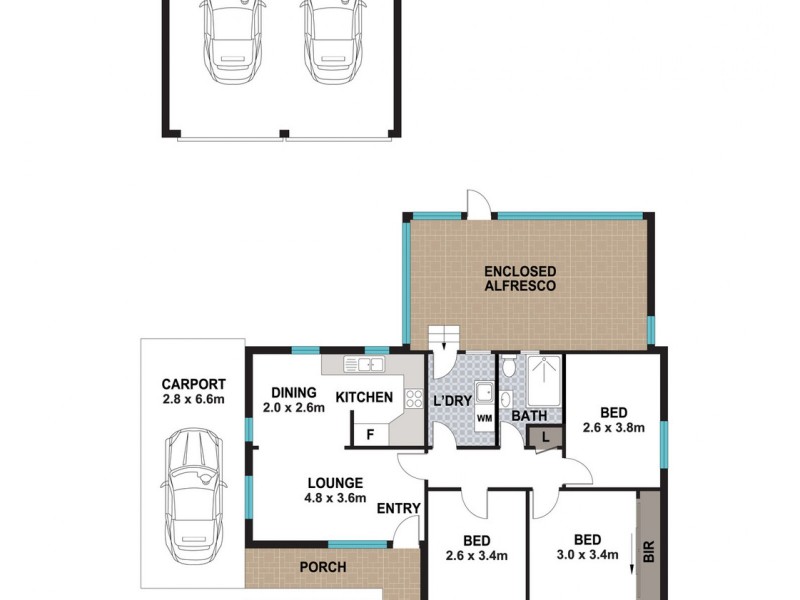 43 Mary Crescent, Liverpool NSW 2170 Floorplan