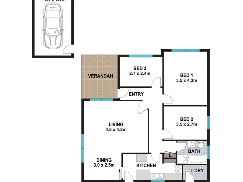 15 Gowrie Place, Cabramatta NSW 2166 Floorplan