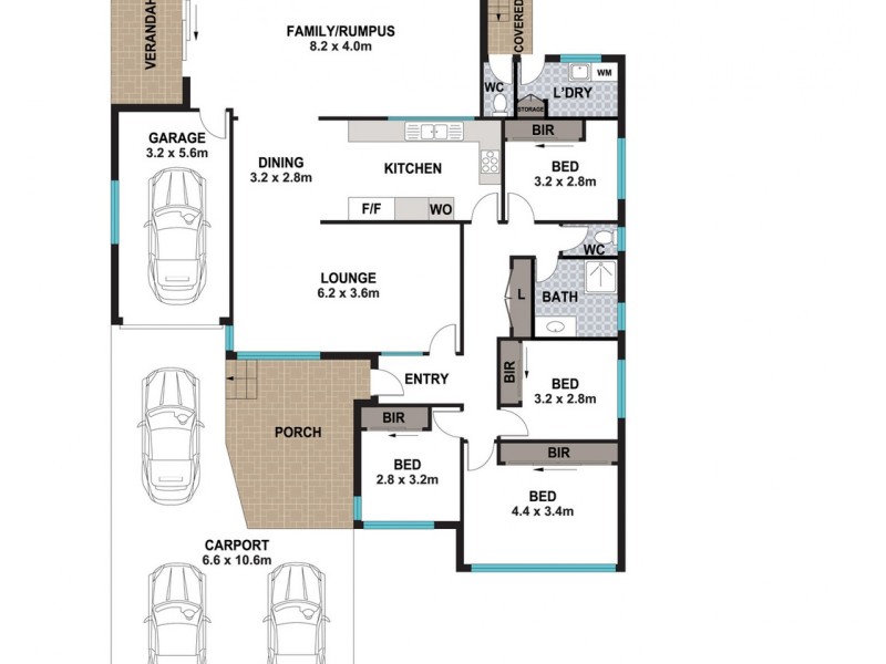 1 Holston Street, Casula NSW 2170 Floorplan