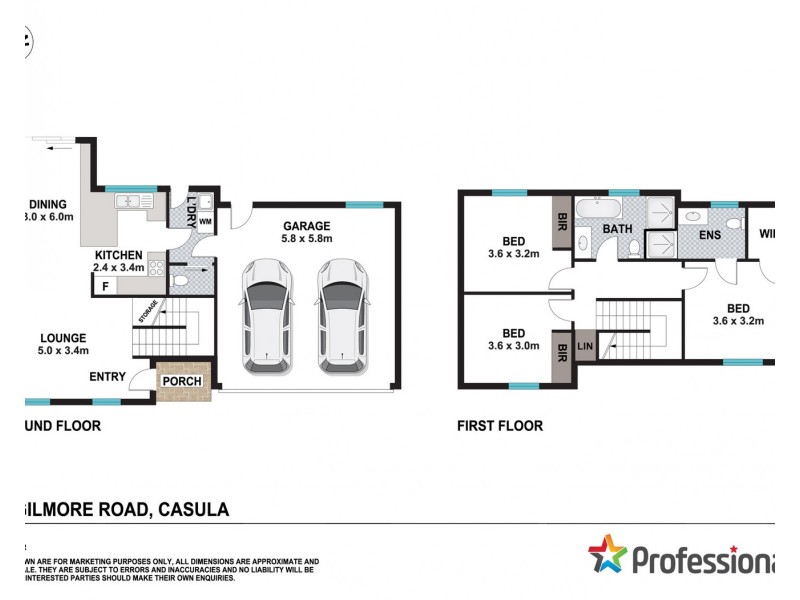 3/5 Gilmore Road, Casula NSW 2170 Floorplan
