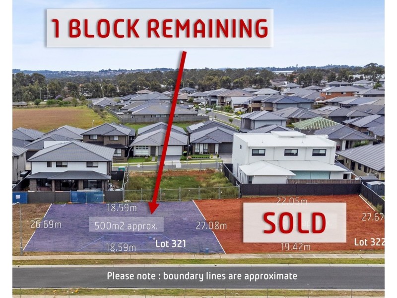 Lot 321@ 344 Frontiers Road, Edmondson Park NSW 2174