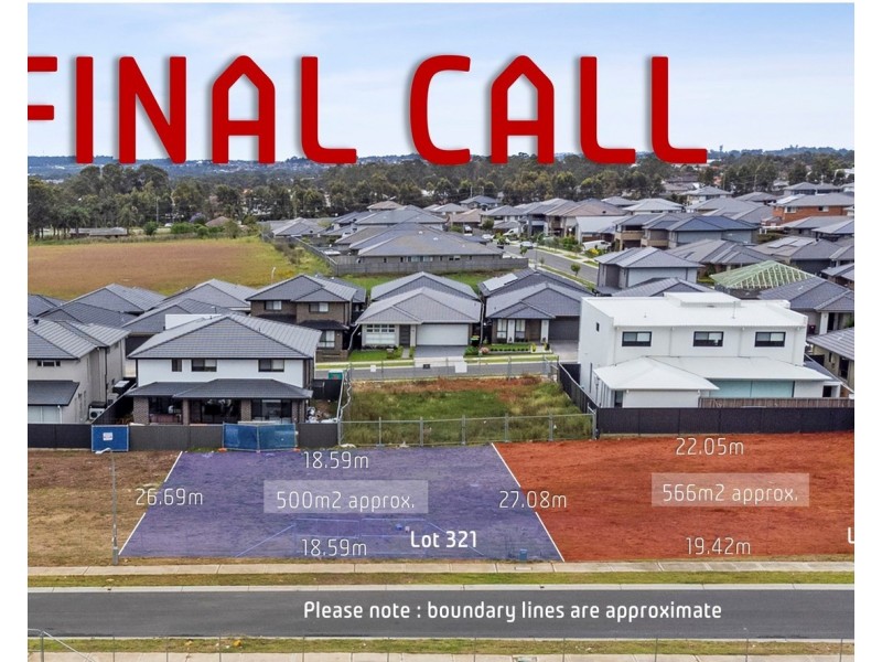 Lot 322@ 344 Frontiers Road, Edmondson Park NSW 2174