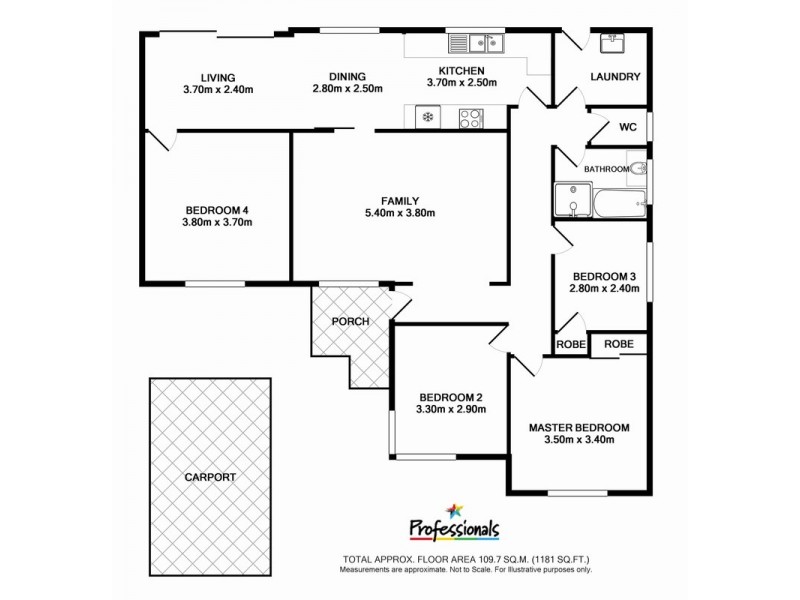 6 Robinson Close, Lurnea NSW 2170 Floorplan