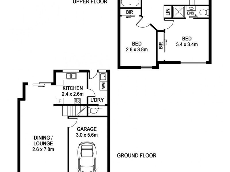 2/14 Pine Road, Casula NSW 2170 Floorplan