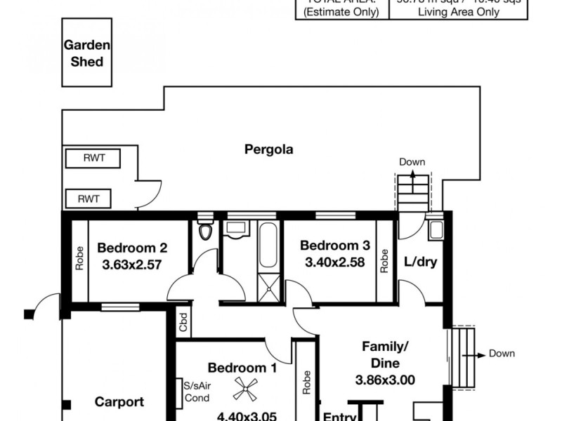 14 Penzance Avenue, Christies Beach SA 5165 Floorplan