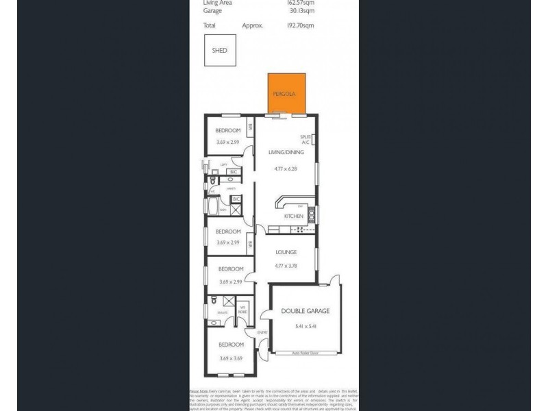154 Grand Boulevard, Seaford Rise SA 5169 Floorplan