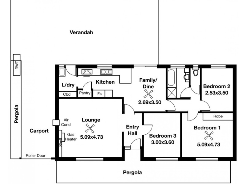16 Overland Terrace, Christies Beach SA 5165 Floorplan