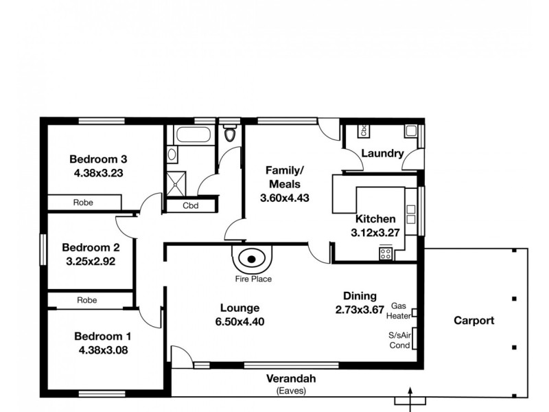 3 Valleyview Crescent, Hackham West SA 5163 Floorplan