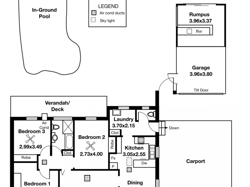 3 Tenterton Road, Christie Downs SA 5164 Floorplan