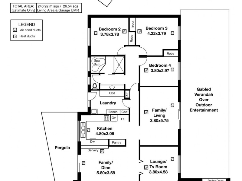 22 Elberry Close, Moana SA 5169 Floorplan