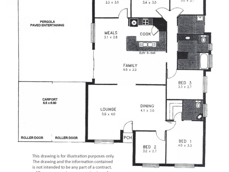 14 Parkwood Rise, Seaford Rise SA 5169 Floorplan