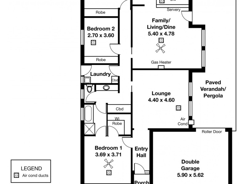 8 Bathbank Crescent, Sheidow Park SA 5158 Floorplan