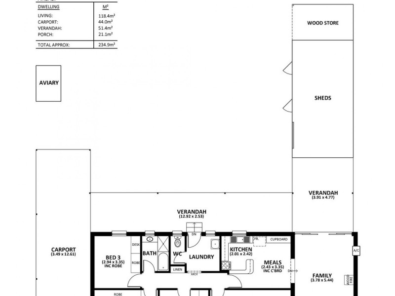 23 Edmund Street, Christie Downs SA 5164 Floorplan