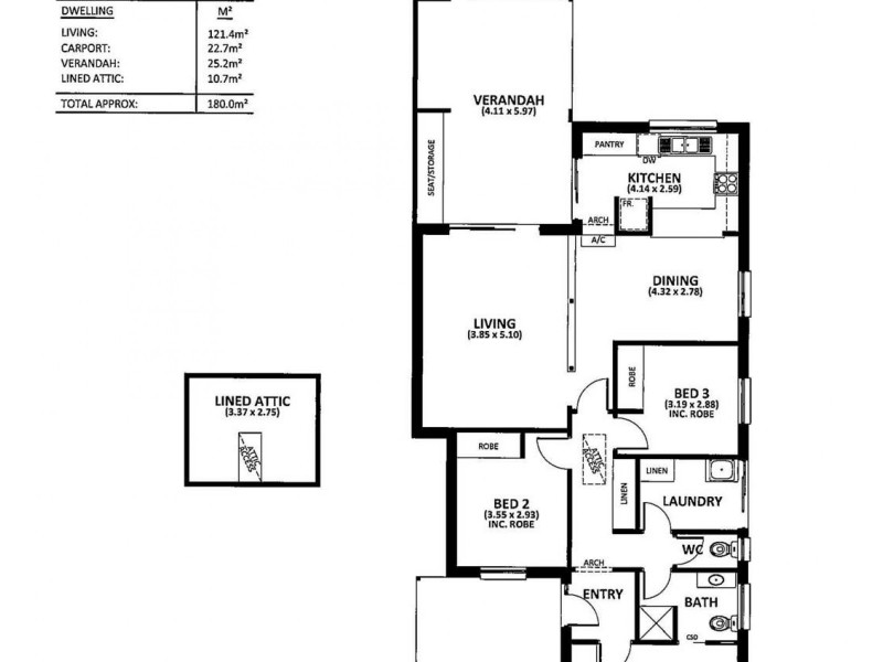 3 Swan Mews, Seaford Rise SA 5169 Floorplan