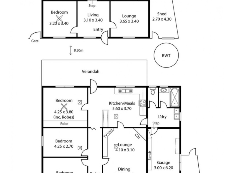 29 Minerva Crescent, Croydon Park SA 5008 Floorplan