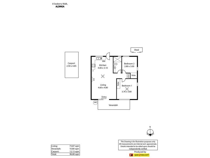 8 Seaberry Walk, Aldinga SA 5173 Floorplan