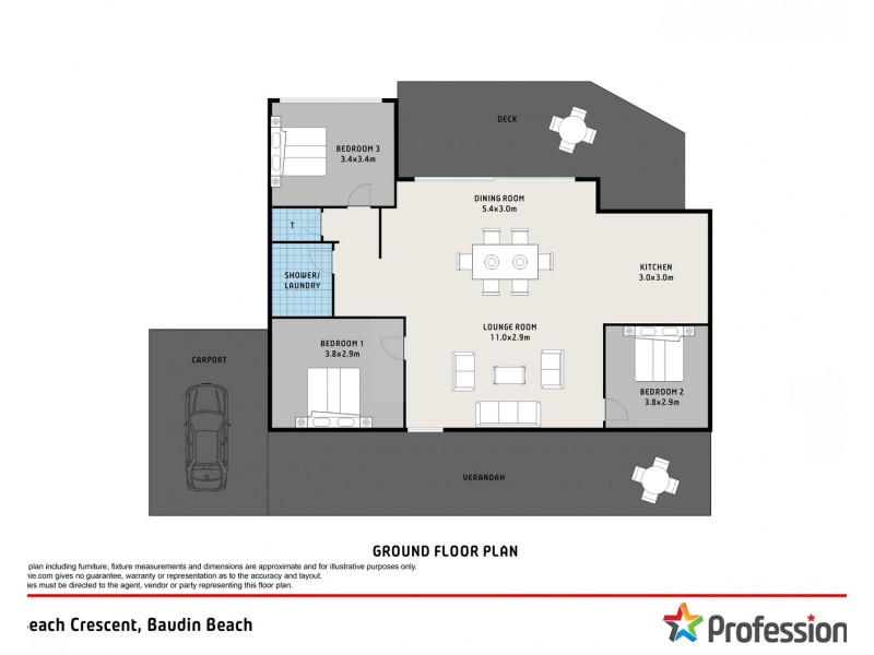 29 Beach Crescent, Baudin Beach SA 5222 Floorplan