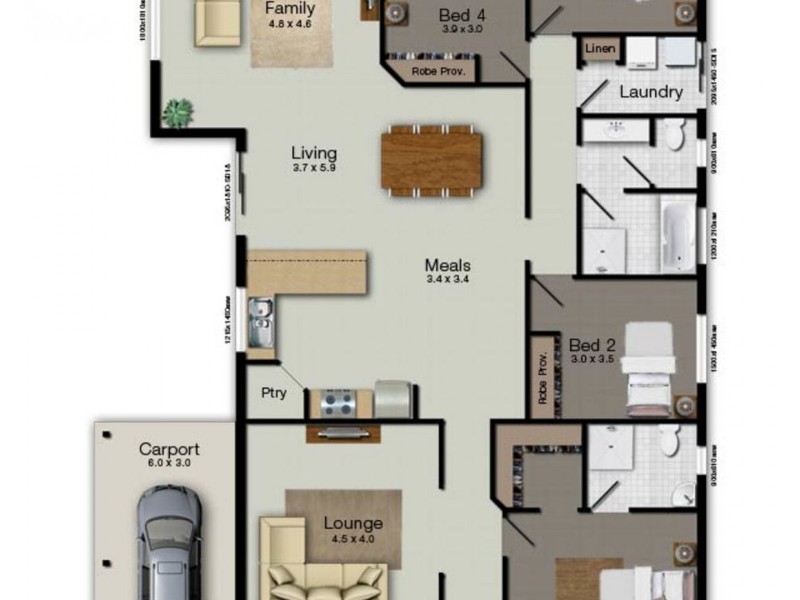 15 Flag Street, Seaford Meadows SA 5169 Floorplan