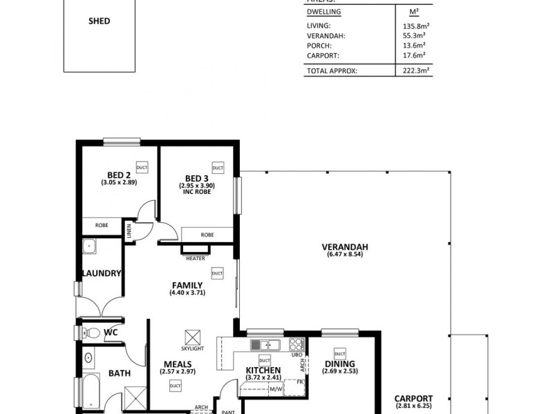 94 Concord Drive, Old Reynella SA 5161 Floorplan