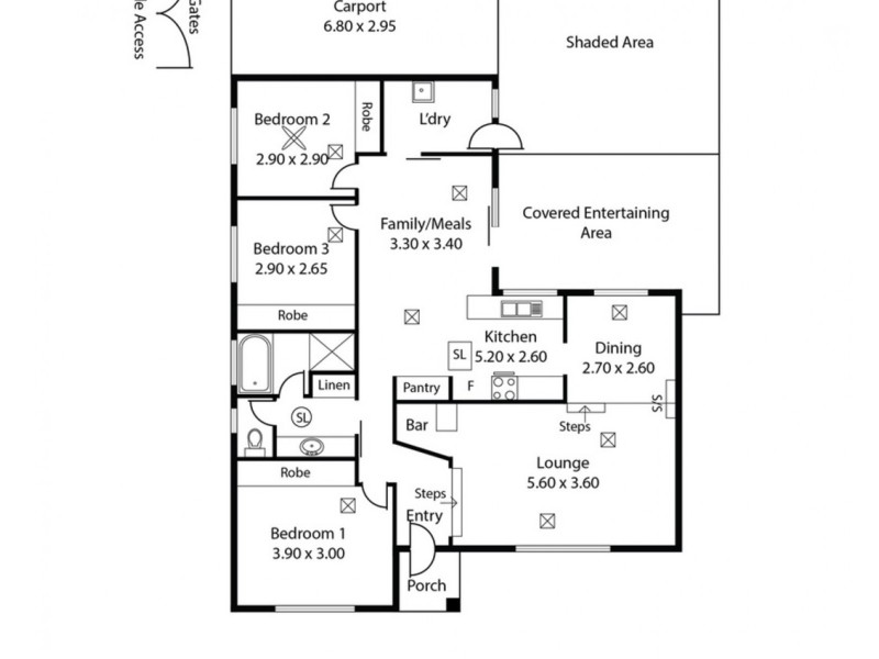 34 Wootoona Avenue, Christies Beach SA 5165 Floorplan
