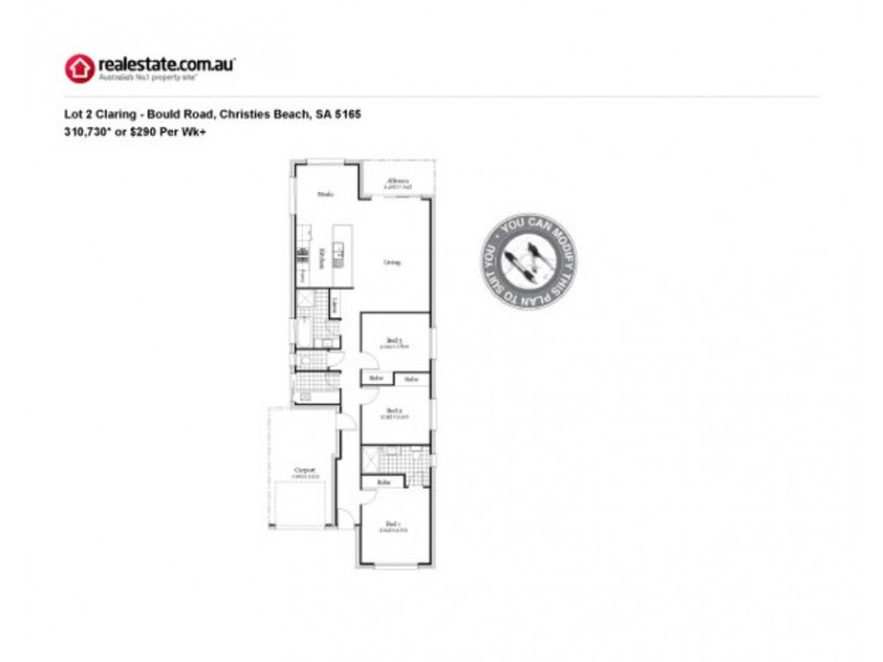 Lot 2 Claring Bould Road, Christies Beach SA 5165 Floorplan