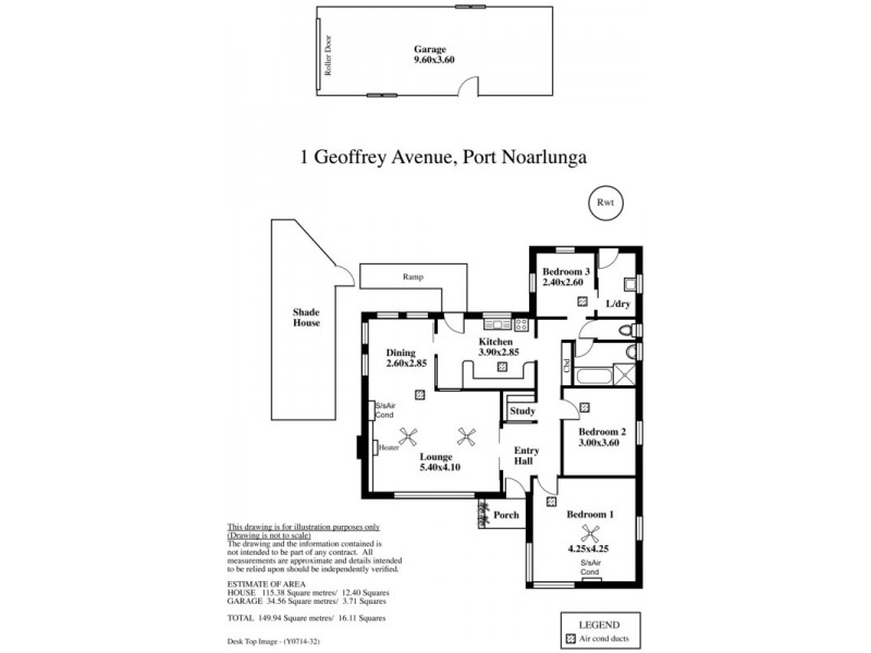 1 Geoffrey Avenue, Port Noarlunga SA 5167 Floorplan