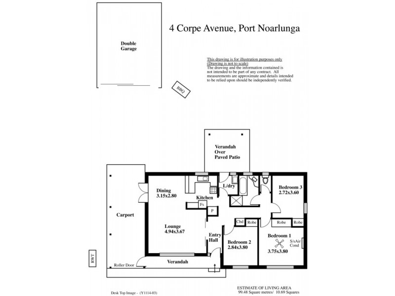 4 Corpe Avenue, Port Noarlunga SA 5167 Floorplan