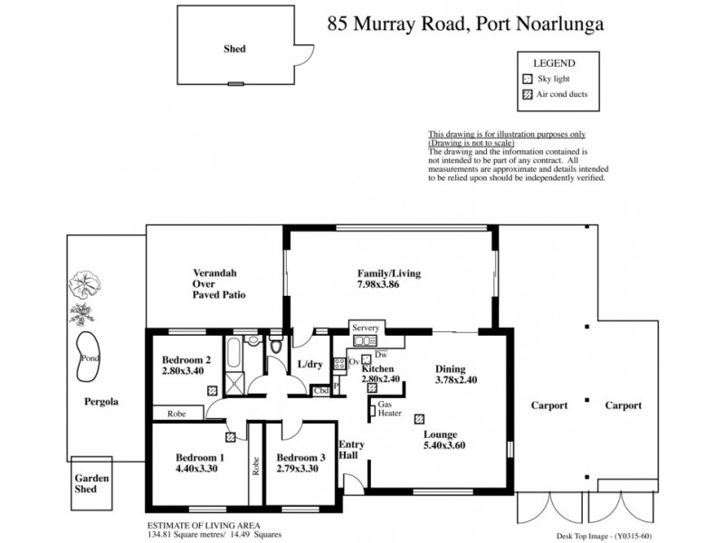 85 Murray Road, Port Noarlunga SA 5167 Floorplan