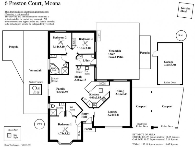 6 Preston Court, Moana SA 5169 Floorplan