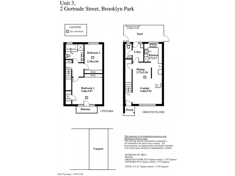 3/2 Gertrude Street, Brooklyn Park SA 5032 Floorplan