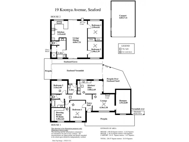 19 Koonya Avenue, Seaford SA 5169 Floorplan