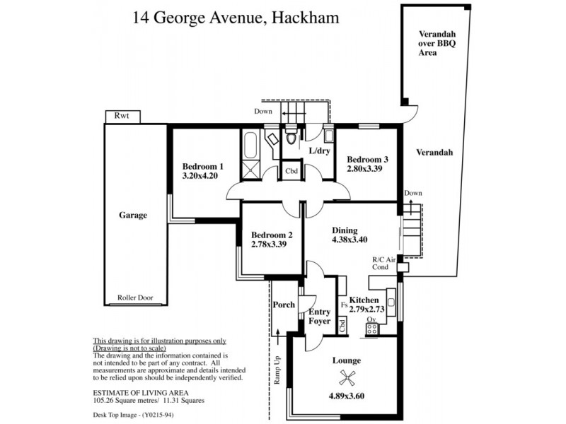 14  George Street, Hackham SA 5163 Floorplan